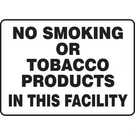Accuform Safety Sign NO SMOKING MATCHES OR OPEN MSMK434XT